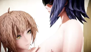 MMD Futanari HMV - Thicc Futa Chicks