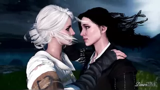 The Kiss - DesireSFM The Witcher Lesbian