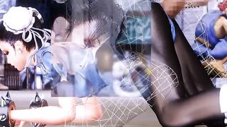 Fighting Girl Li - Defeated and automatically assaulted