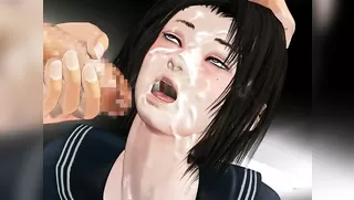 The girl on the desk