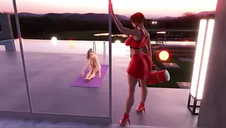 My Personal Futa Trainer - Abs On Fire