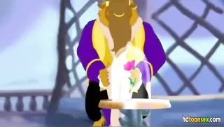 Beauty And The Beast Having Sex In The Castle!