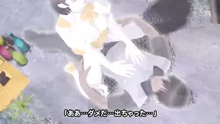 A waitress of the family restaurant in the backstreet