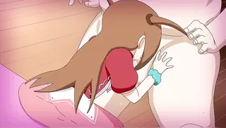 Ugly middle-aged man VS. Little bitch girl