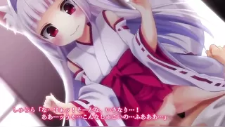 Mikopako! Sex Life With Fluffy Loli Shrine Maiden Surara-chan