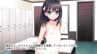 In the summer -colored honey sweat- etchina girl and smell... The motion anime which drips