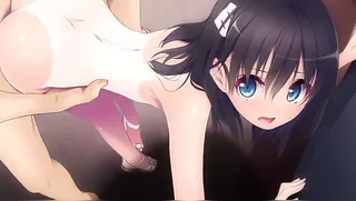 In the summer -colored honey sweat- etchina girl and smell... The motion anime which drips