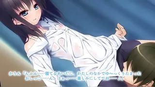 In the summer -colored honey sweat- etchina girl and smell... The motion anime which drips