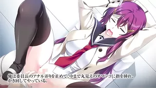 Kyousei chijoku sousa ~Roshutsu iinchou Saotome Miki to roshutsu osananajimi Tachibana Yukina "Kono hentai! Watashi-tachi o hadaka ni muite doutei otoko-tachi no mae ni sarasu nante......! Shojo na no ni!