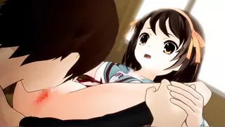 H squared sex with haruhi and yuki