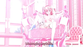 Futanari Girl Hikari Summer Masturbation