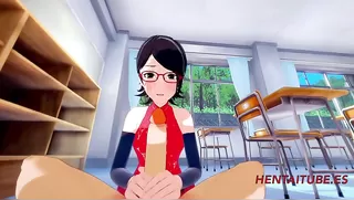 Boku no Hero Boruto Naruto Hentai 3D - Bakugou Sarada Sex in Classroom