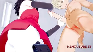 Boku no Hero Boruto Naruto Hentai 3D - Bakugou Sarada Sex in Classroom