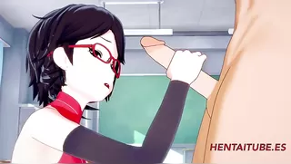 Boku no Hero Boruto Naruto Hentai 3D - Bakugou Sarada Sex in Classroom