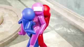 Among us Futanari Double Penetration for Pink.