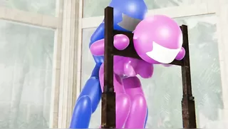 Among us Futanari Double Penetration for Pink.