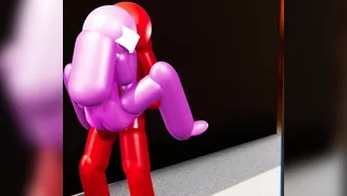 Among us Pink Gets Hard DP Threesome