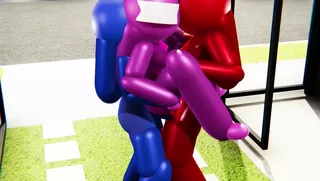 Among us Pink Gets Hard DP Threesome