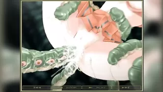 Magic tentacles used for sex Rin Main no Chougoku