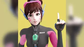 D.Va Footjob
